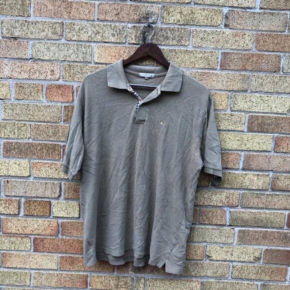 Vintage Burberry London Novacheck Collar Polo Button Up Shirt Large - Picture 4 of 9